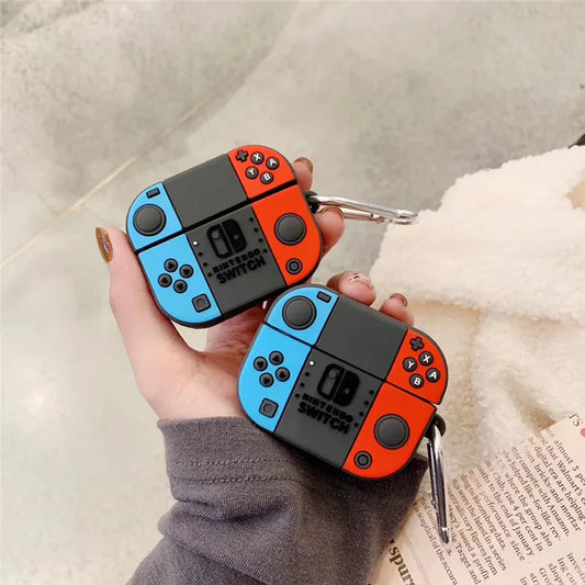 Nintendo Switch Case for Apple AirPods - Premium Silicone Case Cover