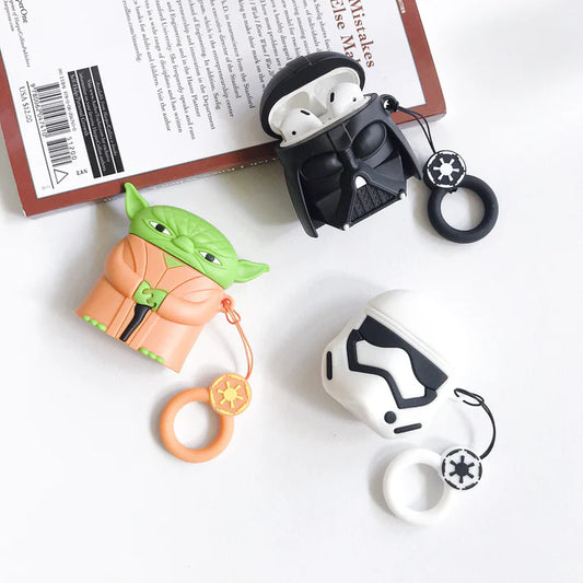Starwars Stormtrooper Airpods Cover - Premium Silicone Case