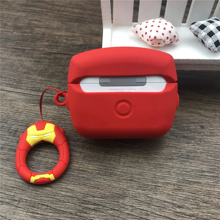 Ironman Airpods Cover for Apple AirPods - Premium Silicone Case