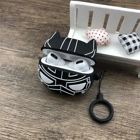 Black Panther Airpods Cover for Apple AirPods - Premium Silicone Case Cover