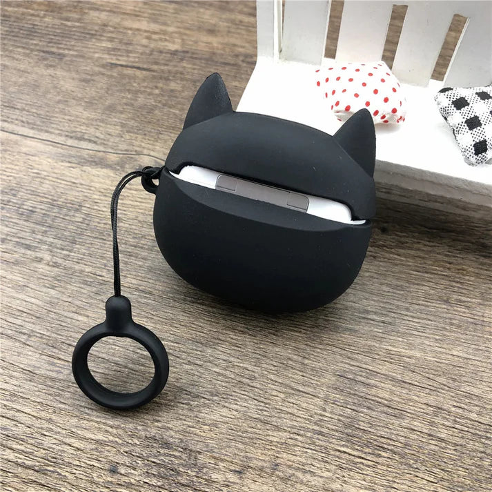 Black Panther Airpods Cover for Apple AirPods - Premium Silicone Case Cover