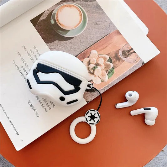 Starwars Stormtrooper Airpods Cover - Premium Silicone Case