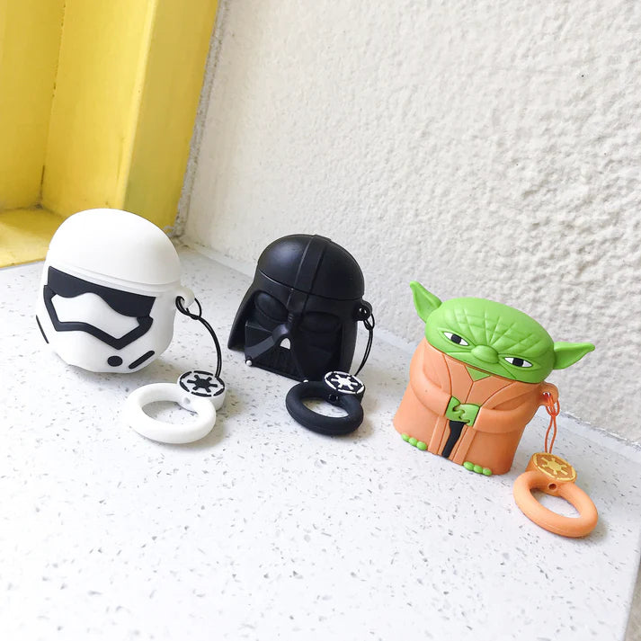 Starwars Stormtrooper Airpods Cover - Premium Silicone Case