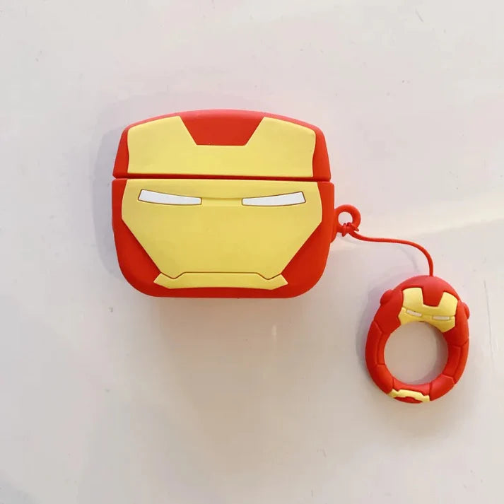 Ironman Airpods Cover for Apple AirPods - Premium Silicone Case