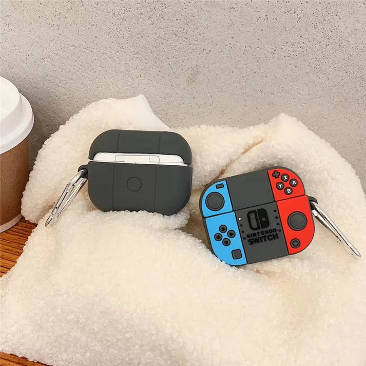 Nintendo Switch Case for Apple AirPods - Premium Silicone Case Cover