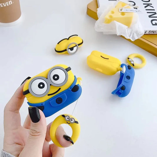 Minions Airpods Cover for Apple AirPods - Premium Silicone Case Cover