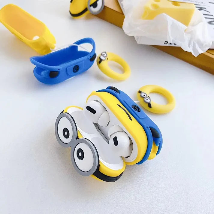 Minions Airpods Cover for Apple AirPods - Premium Silicone Case Cover