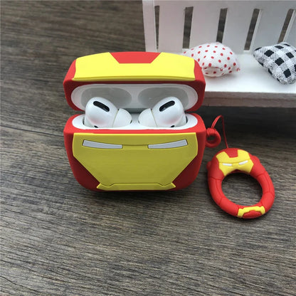 Ironman Airpods Cover for Apple AirPods - Premium Silicone Case