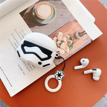 Starwars Stormtrooper Airpods Cover - Premium Silicone Case
